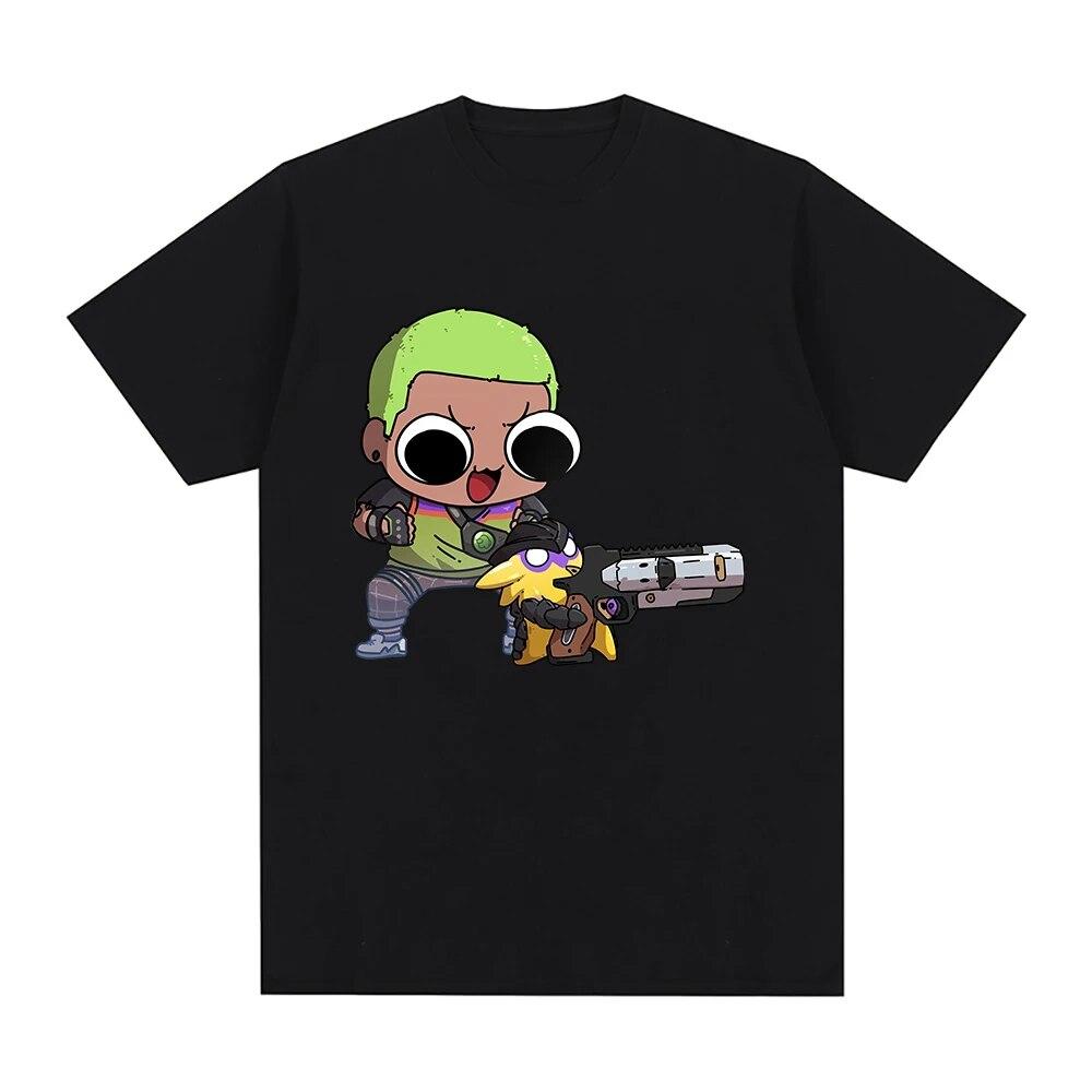 Valorant Gekko T Shirt Unisex/Women Harajuku Streetwear Graphic Kawaii Tshirt Unisex Aesthetic Anime Cartoon Sand Cotton Tee Shirt