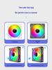 Prism 4th Gen Pro ARGB Case Fan with Forward/Reverse, Multi-faceted Lens, Temp Control, Silent Cooling for Desktops