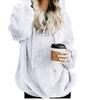 Felpa con cappuccio da donna invernale a maniche lunghe in pile pullover maglione caldo maglioni