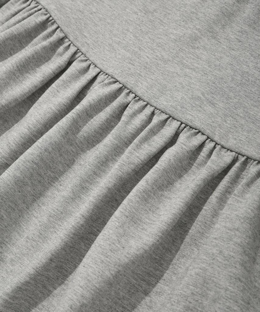 Retriever Club Mini Sweat Skirts [Melange Gray]