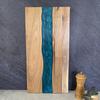 Solid Wood Resin Cutting Board Household Kitchen Tools Sauvignon Steak Chopping Board Creative Square Cheese Bread Cutting Board