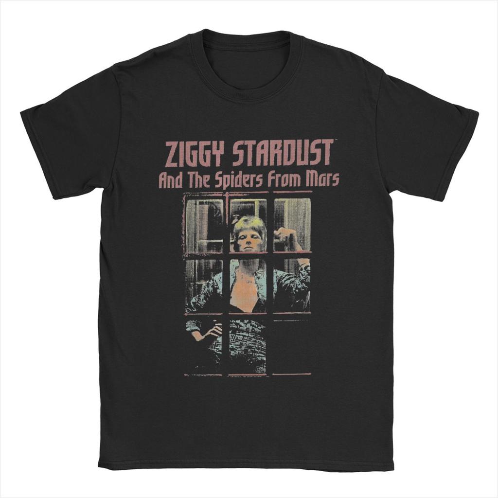 From Mars Davids Bowied T-Shirts Men Casual 100% Cotton Tee Shirt O Neck Short Sleeve T Shirts New Arrival Clothing