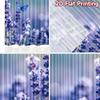 2D flat Photography Backdrop Popular Tapestry Butterflies Among Lavender 100% Polyester Festive Backdrops for Suitable for