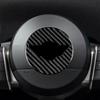 AIRSPEED Carbon Fiber Interior Steering Wheel Emblem Sticker for Mini 3rd Generation and J01 EV Customizable Stylish and and Comes with Tape for Easy