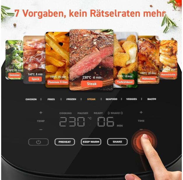 Cosori Deep Fryer 4.7 L Dark Grey (CAF-L501)