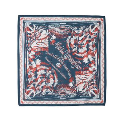 MAGOODGAN Paisley 9207 Navy Cotton Bandana