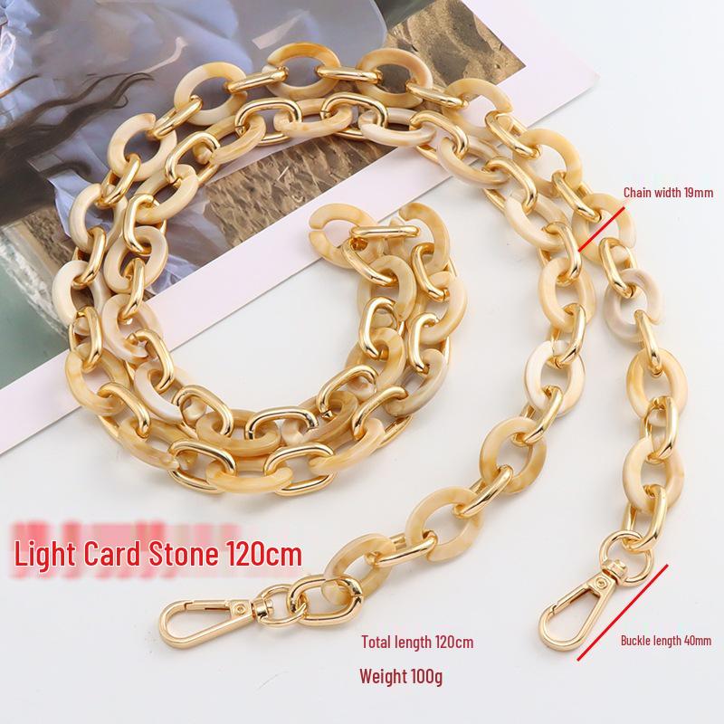 Acrylic Clip Aluminum Chain Crossbody Bag - Little Fragrance Style