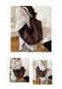 2026 Autumn Korean Woven Texture Bucket Bag - Trendy Large Capacity Shoulder Bag for Women and Kids