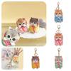 Mofusand Cat Keychain Wrapped Quilt Plush Doll Car Bag Pendant Couple Keyring