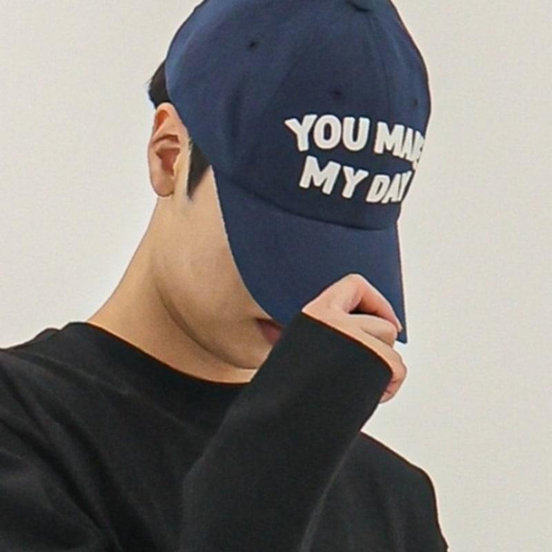 THESTORI YMMD Washed Ball Cap (Navy)