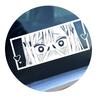 Shy anime girl with love eyes decal,jdm style japanese anime style high quality for windows,For a Unique look!