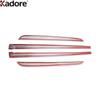 For Honda HR-V Vezel    2024 Black Car Ide Inner Door Panel Cover Trim Molding Strip Interior Accessories