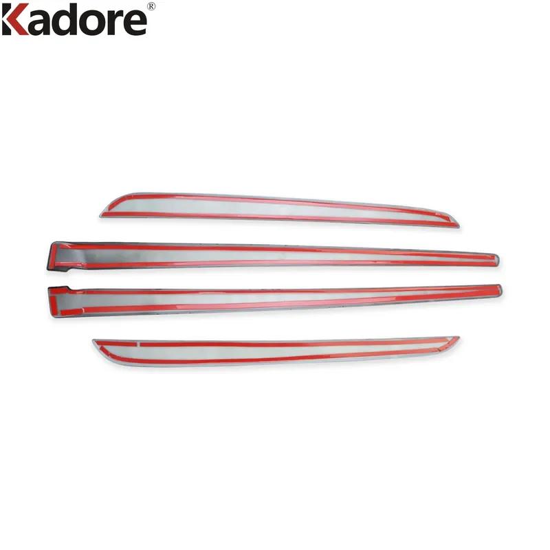 For Honda HR-V Vezel    2024 Black Car Ide Inner Door Panel Cover Trim Molding Strip Interior Accessories