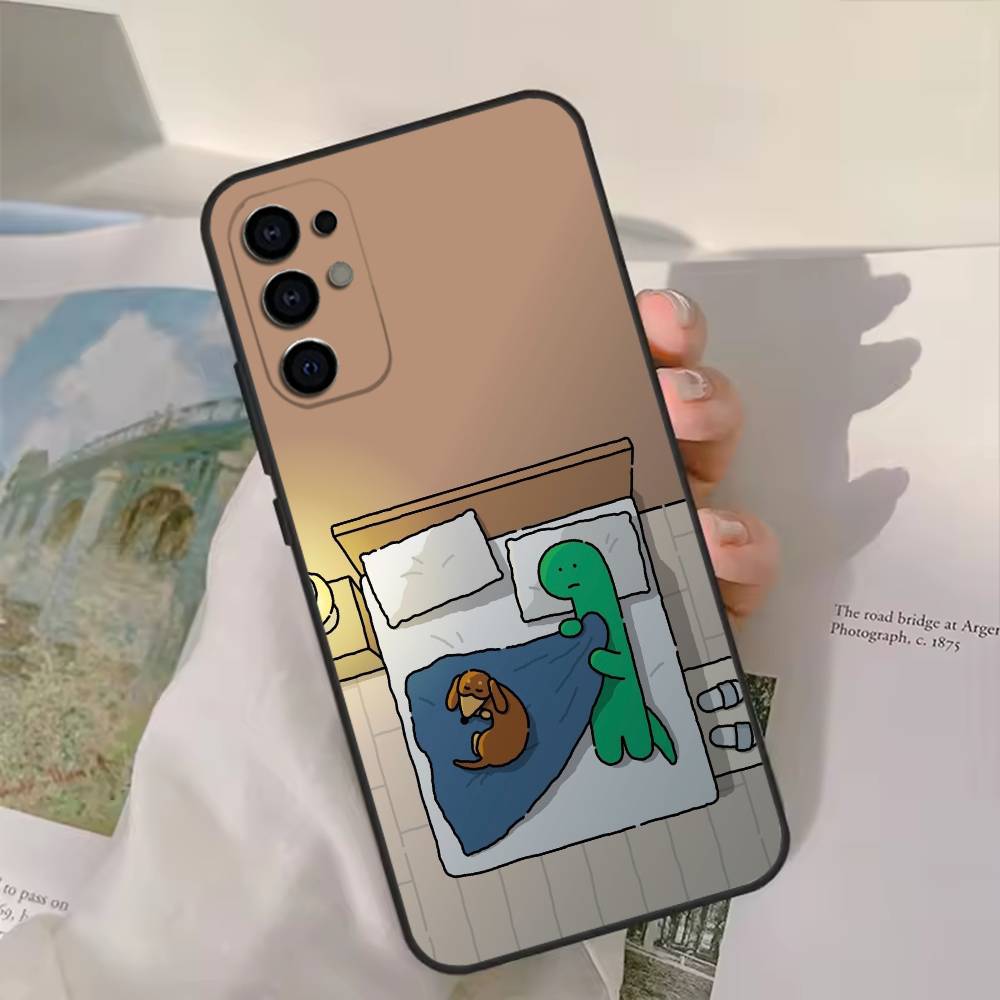 Lovely J-Joguman Studios Phone Case For Samsung S26,25,24,23,22,21,20,30,Ultra,Plus,Fe,Lite Black Shell