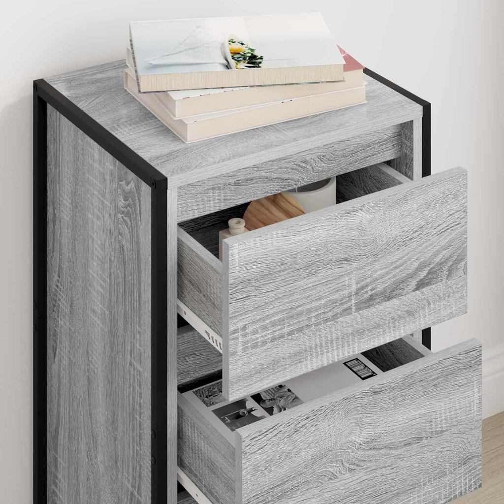 Sideboard Grey Sonoma 42 x 36 x 75.5 cm Particleboard
