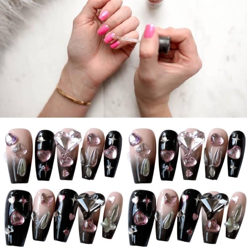 Chinese Brand Y2k Nail Art Stickers In Long Wearing Style For Universal Use