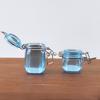 2 Pcs Miniature Storage Jars Doll House Mini Transparent Jar with Lid
