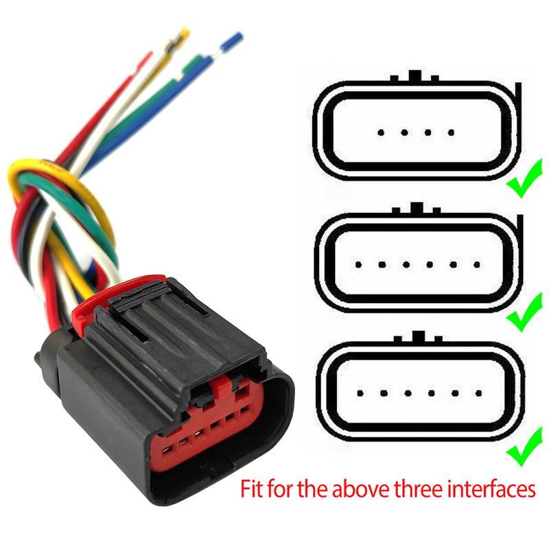 Par Para Land Range Rover Sport L494 Evoque Freelander 2 Defender Discovery Sport MAF Sensor de Fluxo de Ar em Massa Conector Plug Fiação