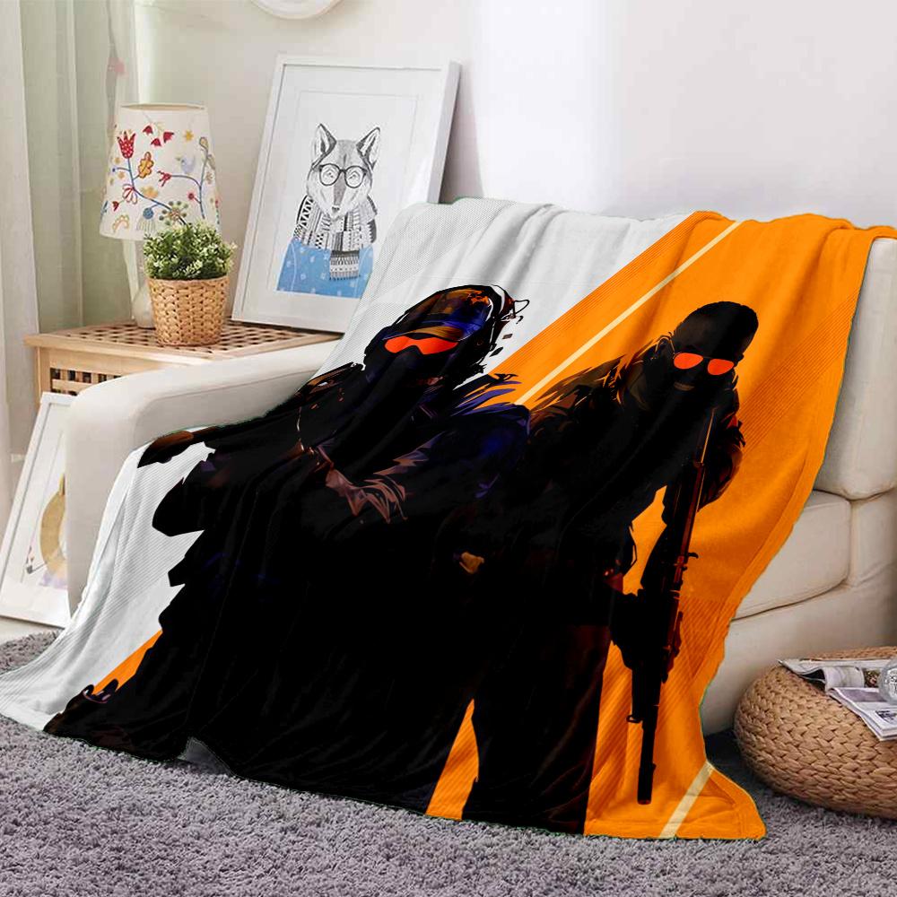 Counter-Strike Flannel Blanket, High quality Comfortable for All Seasons, Home Decor, Warmth and Comfort