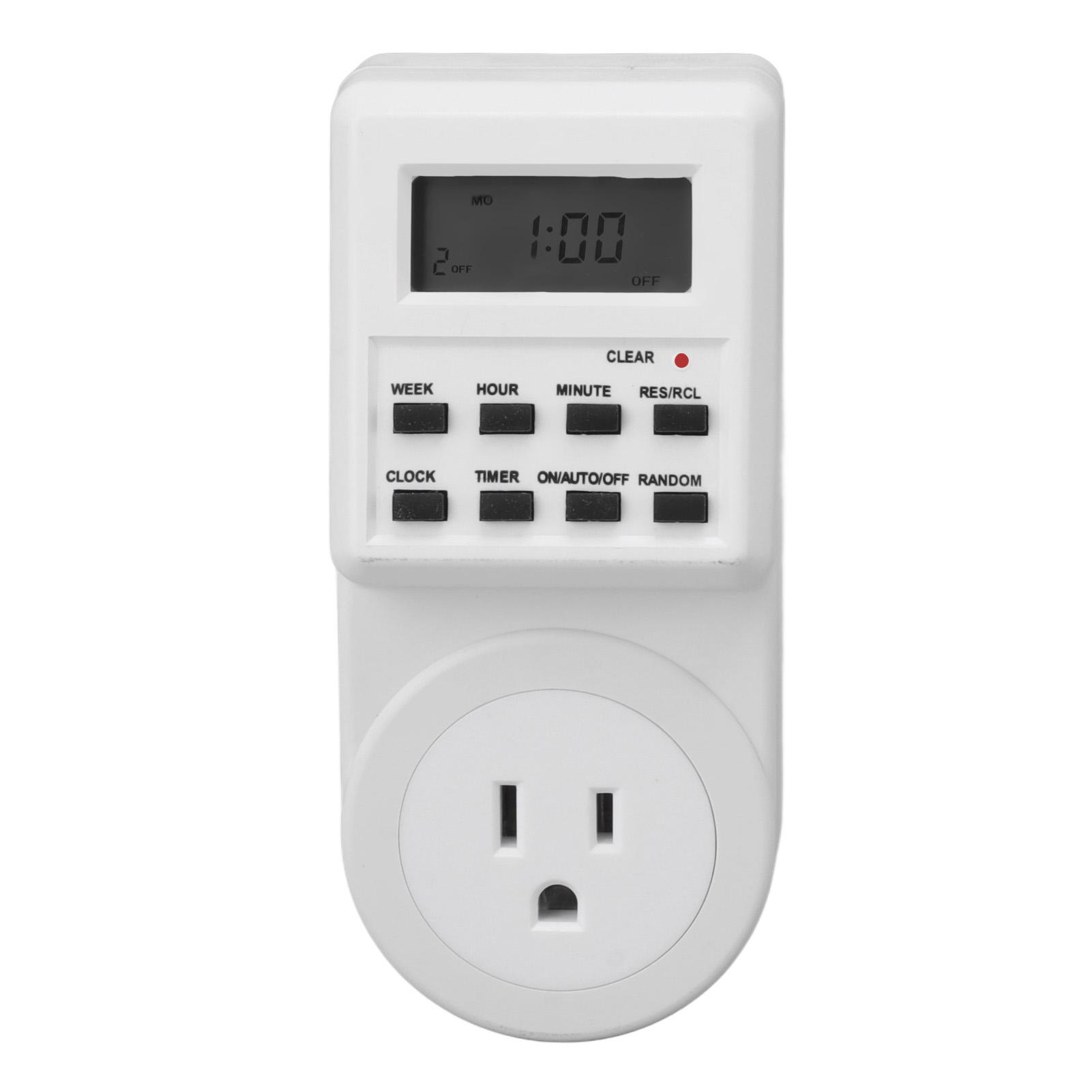 

Мини-таймер для розетки для помещений, цифровой таймер обратного отсчета, розетка, таймерный выключатель питания для помещений с обратным отсчетом
