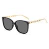 Trendy Oversized Women's Sunglasses: Fashionable Street Style UV Protection for Outdoor Travel