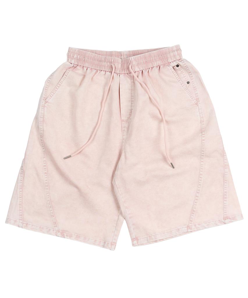 DOUBLE JD Pig Wash Curve Cut Shorts