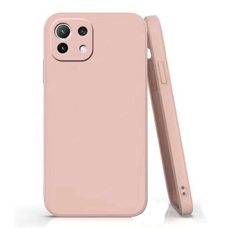 For Cover Xiaomi Mi 11 Lite NE 5G Case For Mi 11 Lite NE 5G Shockproof TPU Liquid Bumper Soft Case For Mi 11 Lite NE 5G Fundas