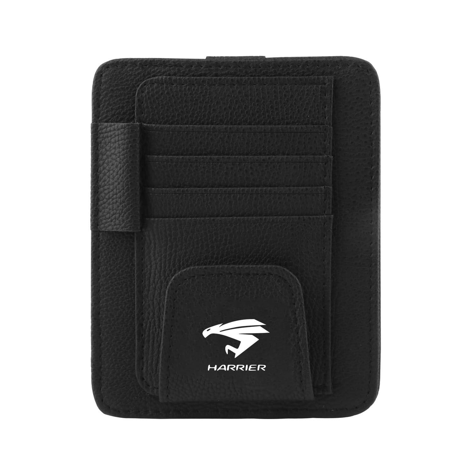 

Карман на солнцезащитном козырьке, совместимый с Toyota Harrier HARRIER, хранилище на солнцезащитном козырьке, хранение в салоне автомобиля, клипса для автомобильных очков, крепление на солнцезащитный козырек, мелкий предмет чёрный