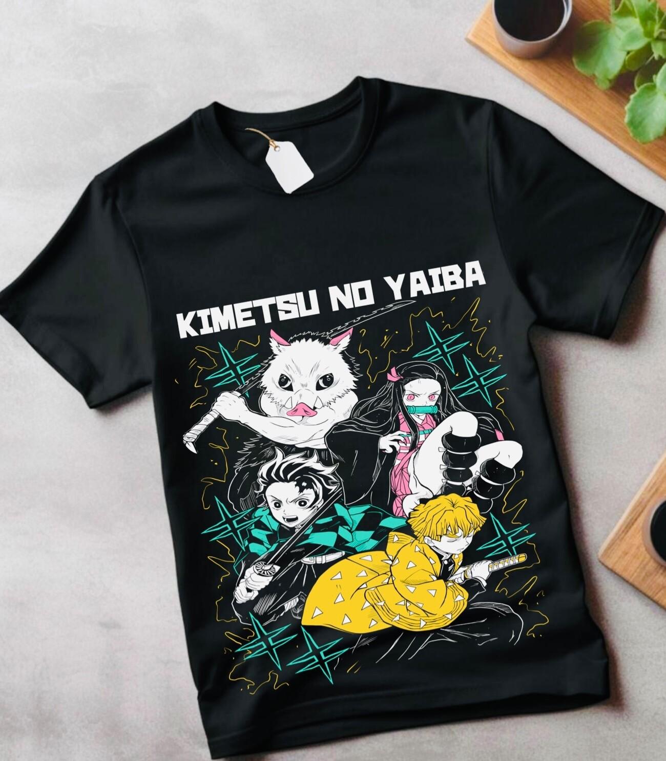

Tanjiro Demon Slayer T-Shirt Mens Womens Tees Top Kimetsu No Yaiba Anime Manga Nezuko Tee ALL SIZES L