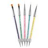 5Pc Nails Art Dotting Pen Acrylic Drawing Liner Supplies Brush Rhinestone Gems Picker UV Gel Painting Manicure Accessoires Tools