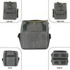Portable Record Album Storage Travel Organizer Bag Albums Storage Carrying Bag With Divider for Travel Collection