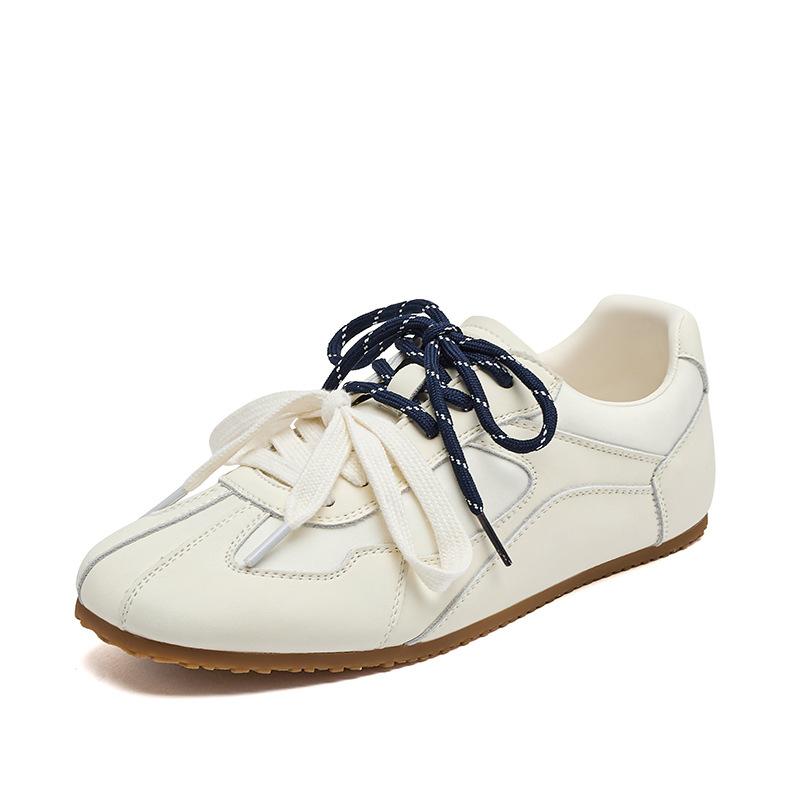 Strictly Selected Augustus Dengde Training Shoes Women's 2025 New Autumn Forrest Gump Sports Flat-bottom Mesh Casual Little White Board Shoes