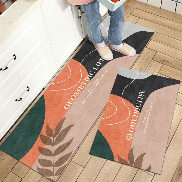 

Кухонний килимок Спальня Вітальня Довгий килимок Ванна кімната Придверний килимок Передпокій Балкон Нековзкі килимки, які можна мити 40cmx60cm 1pc