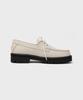 Firenze Atelier [Vibram] Standard Casual Sole Boat Shoes 5099 [Cream Embo]