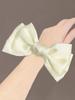 1/2pcs Solid Straight Angle Bowknot Elastic Hair Bands For Women Girls Party Hair Accessories(No Cards)