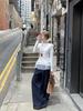 Elegant Korean-Style Long-Sleeve Ballet T-Shirt for Women