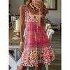 BITCED Fashion Summer Spring Sleeveless V-Neck Casual Dresses