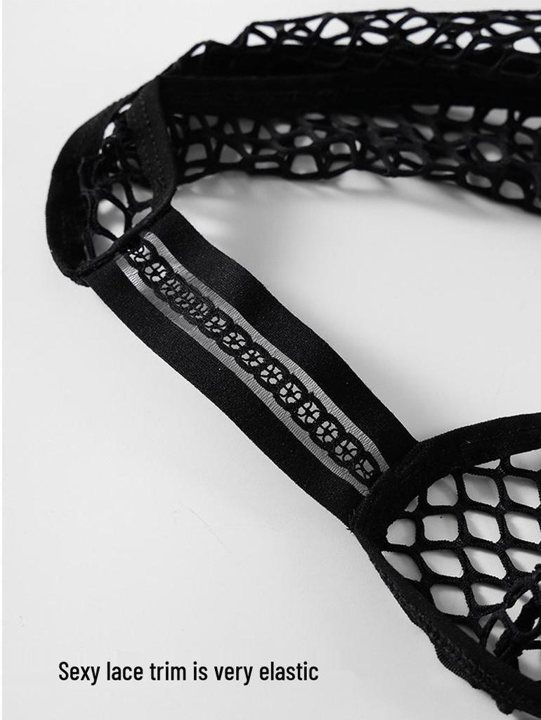 Men's Large Mesh Triangle Briefs - Quick-Drying, Comfortable, European-American Style