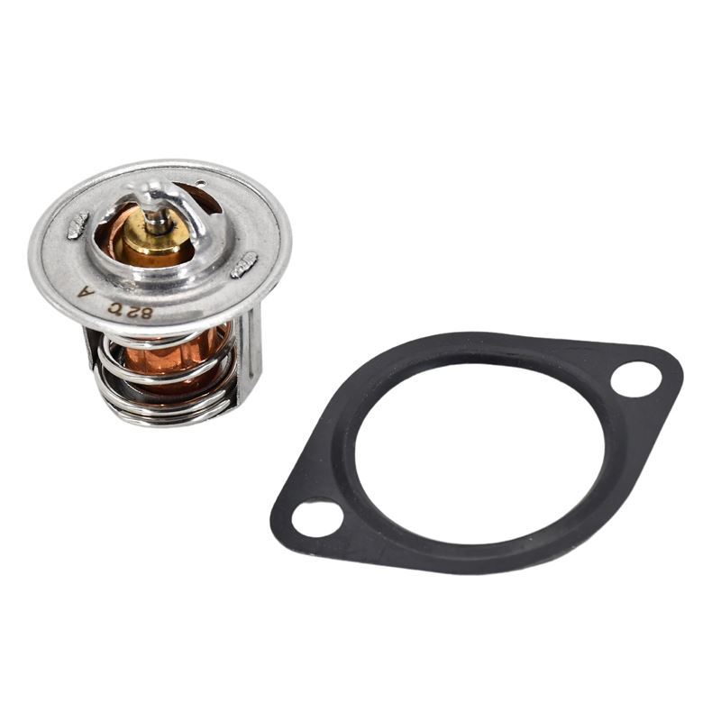 Thermostat with Gasket 15531-73010 16851-73270 Compatible with Kubota Tractor B1550D B1550E B1550HSTD B1550HSTE B1700D B1700E