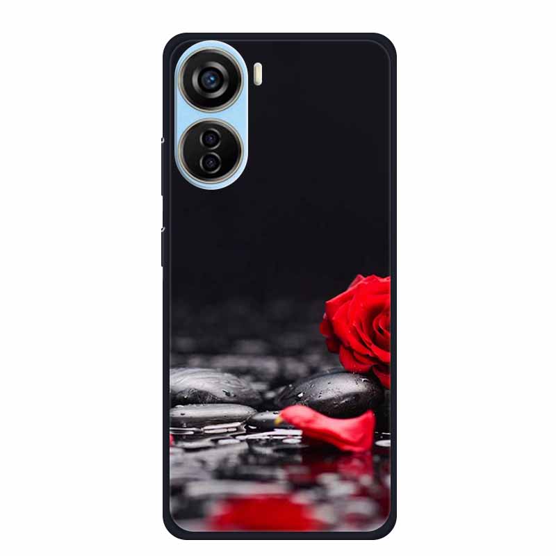 Handyhülle Für ZTE Axon 40 Lite Rückseite Hülle Schwarzes Silikon Weiche Hülle Für ZTE Blade V41 Vita V50 Design 5G LIBERO 5G IV Hülle