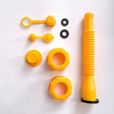 Guide Pipe for Pouring Oil Into Hexagonal Nut Threaded Gasoline/diesel Tanks, Compatible with Plastic and Iron Barrels.