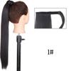 MERISIHAIR 22"34" Long Straight Clip In Hair Tail Nature Fake Ponytail Extension Hairpiece with Hairpins High Temperature Fiber Synthetic Ponytail