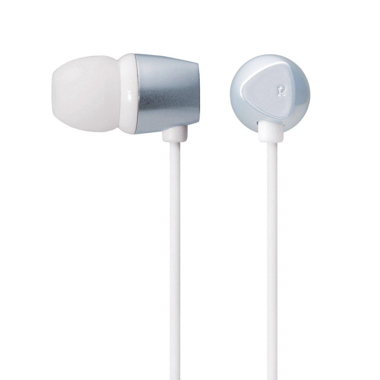

ELECOM Stereo Earphones with improved resolution and clear highs, transparent mids, and rich lows Emperor Series White EHP-CN210AWH
