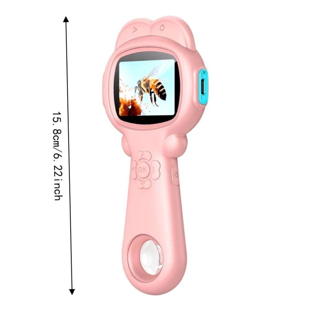 With Silicone Case Handheld Digital Microscope HD Mini Portable Microscope for 500mAh Laboratory