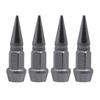 4Pcs Bullet Valve Caps Car Motorcycle Wheel Tire Valve Caps Dustproof Cover 45/60mm Spiked Valve Caps Auto Exterior Amagi