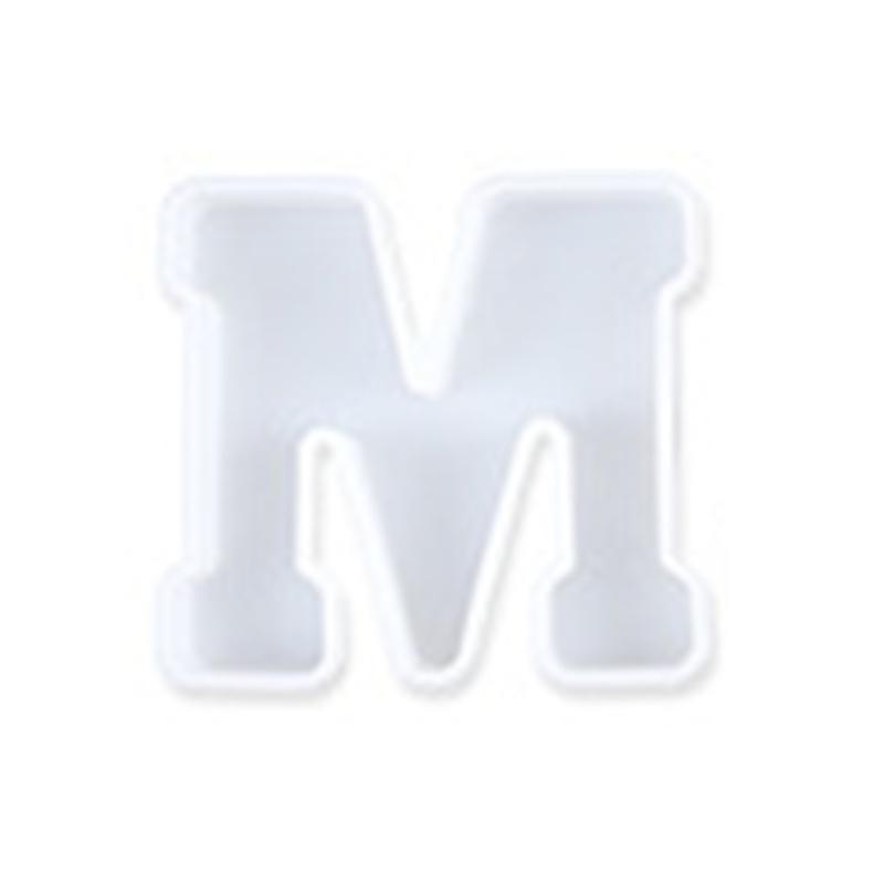 Alphabet Silicone Casting Mould Resin Letter Mold Keychain Pendant Capital Table Ornament Epoxy Mold DIY Jewelry Craft