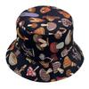 Bucket Hat Dyed Embossed Leisure and Sunshade Mushrooms Polyacetic Fiber Outdoors Top Styling Ski Bucket Hats High Quality