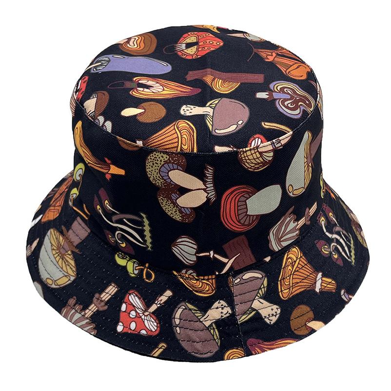 Bucket Hat Dyed Embossed Leisure and Sunshade Mushrooms Polyacetic Fiber Outdoors Top Styling Ski Bucket Hats High Quality