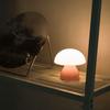 Warm White Lights Mushroom LED Table Lamp Touch Control Dimmable Function USB Charging Night Light USB Charging Port