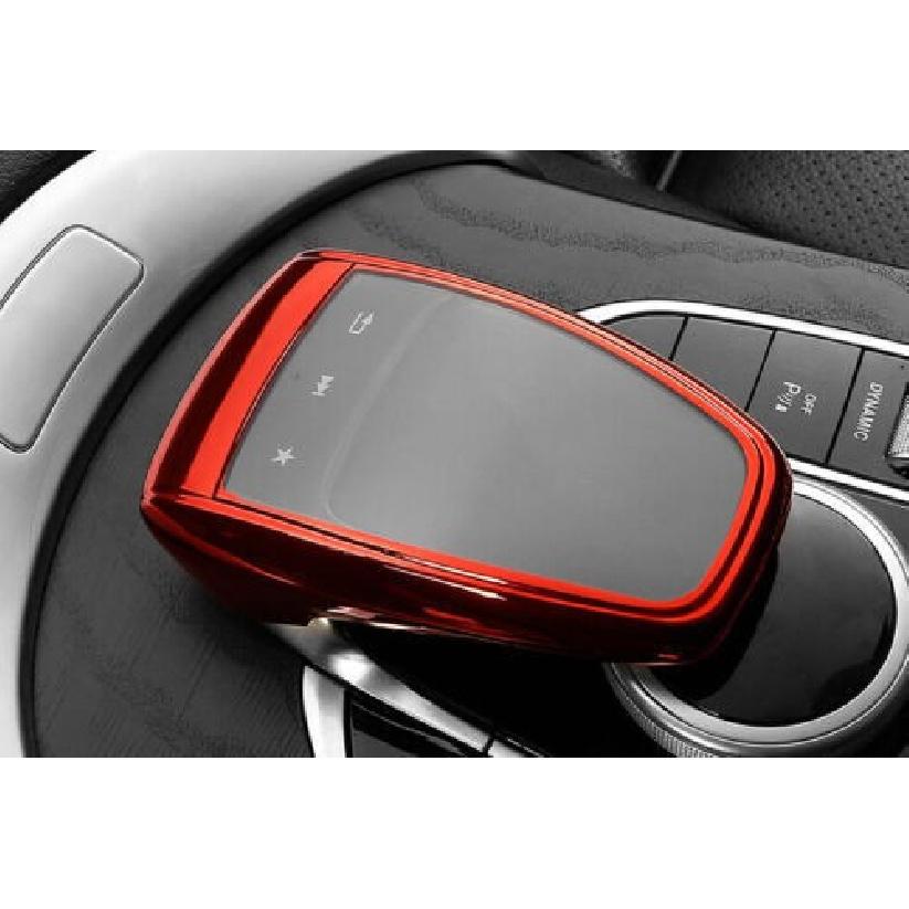 Cover Trim ABS Red 1X Central Console Multimedia 2015-2018 Fit For Benz C-Class